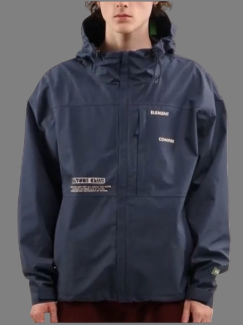 Nature Calls X Element Tempest Shell Jacket SZ XL Ski Skate Snowboard Waterproof